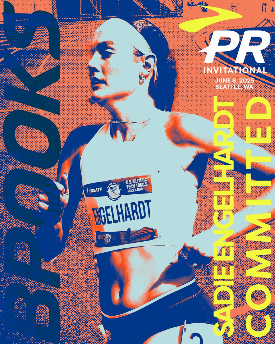 Holy smokes! 

The #BrooksPR girls 2 mile is going to be a can't miss race!

Already committed:
Jane Hedengren 9:34.12
Sadie Engelhardt 9:50:69
Rylee Blade 15:16.72 5k
Addy Rizenhein 9:52.64

📍 Seattle, WA
🗓️ June 8
📺🆓 RunnerSpace.com