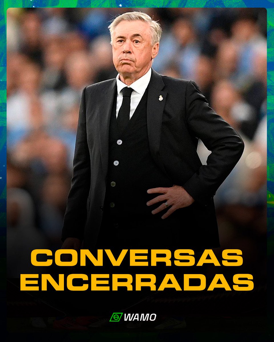 ANCELOTTI FORA! 🚫🇧🇷

Após Real Madrid dificultar a liberação, a diretoria da CBF decidiu por encerrar as conversas com o técnico italiano! 

E aí, quem aparece como favorito agora?

#CanalWamo