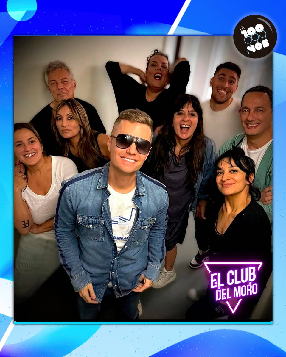 la100fm's tweet photo. Arrancamos el día juntos en #ElClubDelMoro!😎 
@santiagodelmoro y todo el equipo de #LaTopadoraDelAire abre bien temprano para alegrarte el miércoles! 
Escuchanos en vivo acá https://t.co/E9O7cZwVjn https://t.co/Zkr4wCybXF