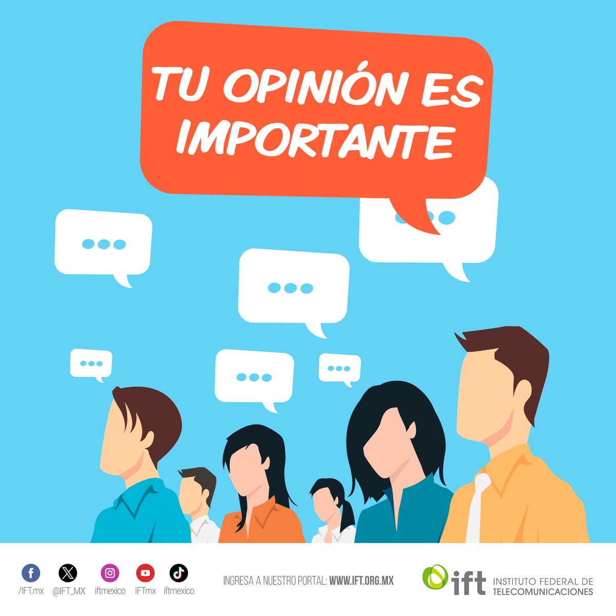 IFT_MX's tweet photo. Tenemos #ConsultaPública y queremos escucharte déjanos tus comentarios sobre las "Propuestas de Convenios Marco de Interconexión presentados por el Agente Económico Preponderante en el sector de las #Telecomunicaciones aplicables al año 2026 #AEPT".
📃 https://t.co/W6JhDCEyUg https://t.co/iWNdQaOvW3