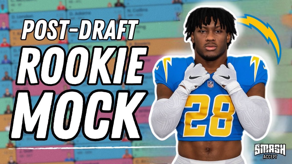 DynastyDadFF's tweet image. Top 12 Superflex Mock w @FFSnoog
1:17 Jeanty
3:13 Hampton
4:37 Hunter
5:40 McMillan
7:20 Henderson
9:10 Ward
11:00 Judkins
12:14 Loveland
13:55 Egbuka
14:55 Warren
16:09 Johnson
18:04 Harvey
🔴Smash a Sub & check out the
🔥 edit by @BrocDynasty ⬇️