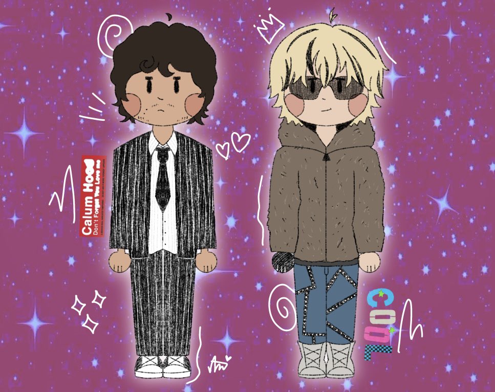 chappellhawkess's tweet image. #fanart #amicoolenough #malum @Calum5SOS @Michael5SOS I love y’all here’s fan art 

(I left the conversation the last time I posted this ON accident oops😓)