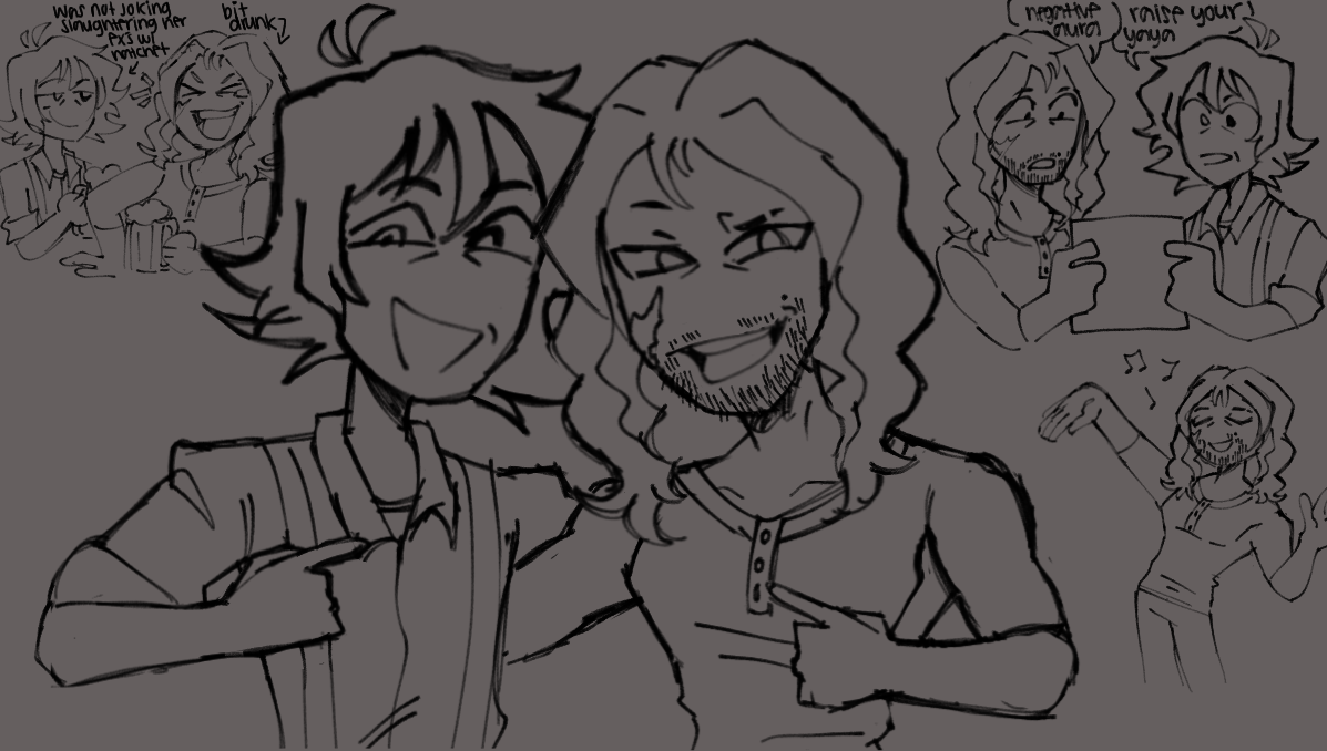DrawsLes78493's tweet photo. two old pops spending quality time together (idkw I drew it)
 #mdhm #MDHM #familyAU #sillydrawing #mdhmoc #MyDearHatchetMan #mdhmalan #sketchart https://t.co/ALimU0jW1A