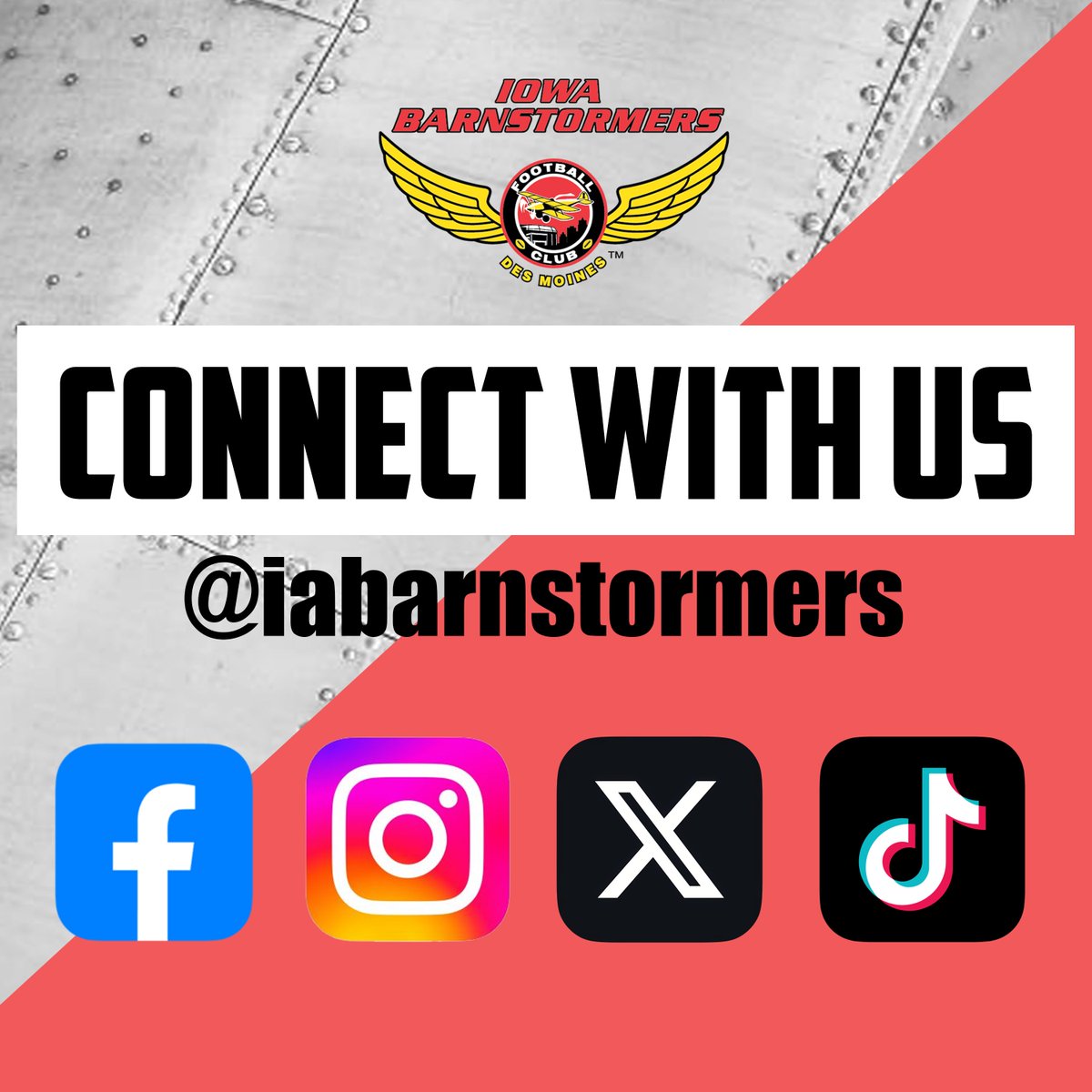 CONNECT WITH US! Find us on all of our social platforms so you don't miss anything! 📱