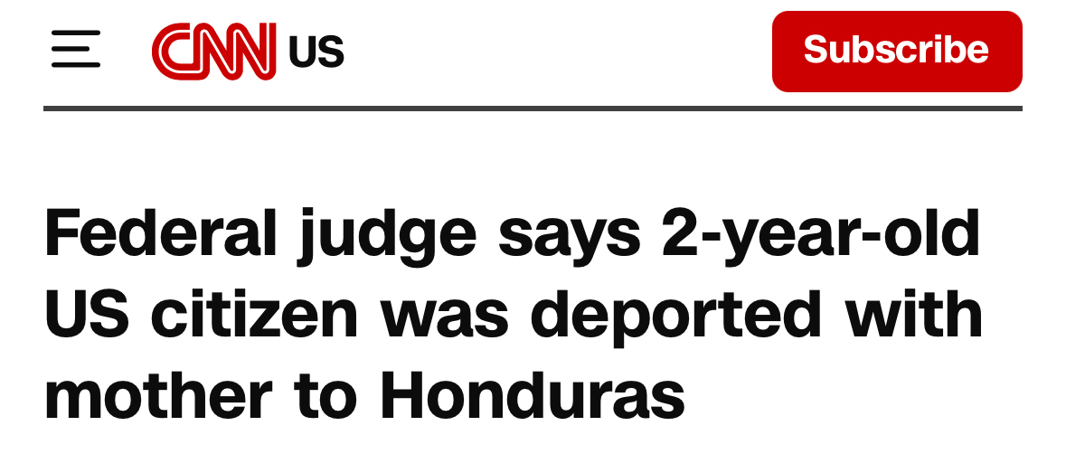 🧵 Once again, the media is peddling a false narrative to demonize our ICE enforcement agents. The claim that U.S. citizen children are being deported is FALSE.