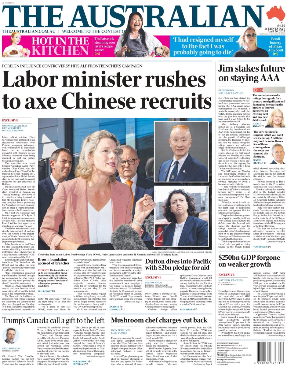 kelliekelly23's tweet image. Good morning 🐨🐨🇦🇺🇦🇺 

Labor  must  love  this  front  page 😂😂😂😂 

VOTE  THEM  OUT‼️

#auspol