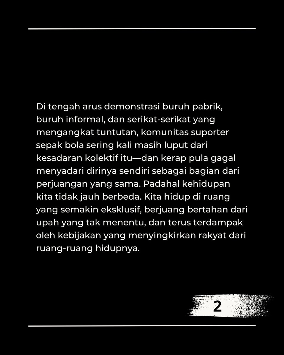 gnrlfans's tweet photo. Selama masih menjual tenaga demi upah ke pemilik modal, apapun pekerjaanmu, mengenakan jas atau mengendarai vespa matic saat pergi bekerja, kita semua tetap bagian dari kelas buruh! https://t.co/yfXibO8N3v