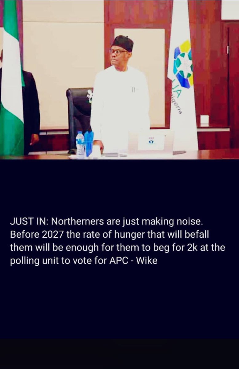 Jayshmurrda's tweet image. When leaders sow division instead of unity, the nation suffers. This kind of tribal bias and political manipulation is dangerous and unacceptable. Nigeria needs healing, not hate.”

#badgovernance 
#endsegregation 
#wike