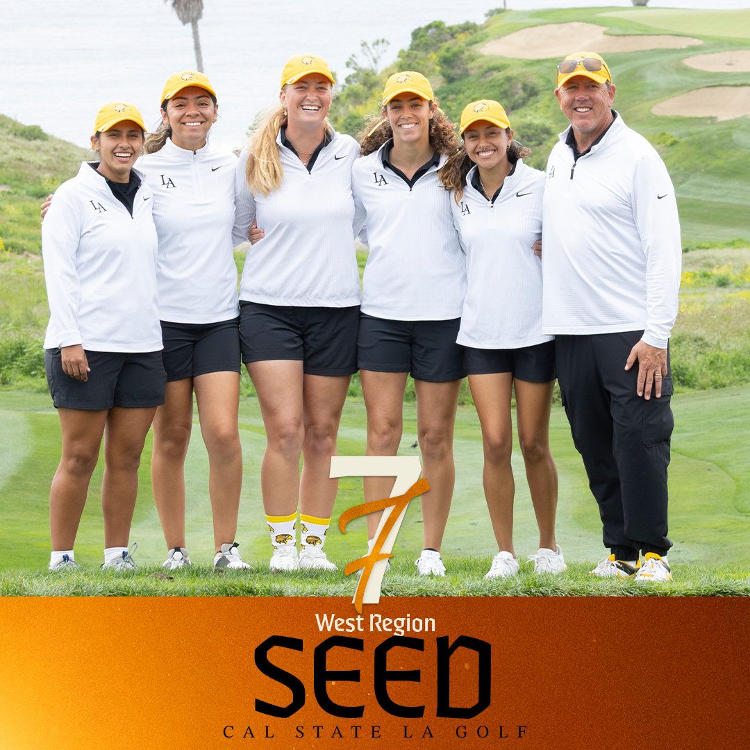 Cal State LA Athletics (@lagoldeneagles) on Twitter photo For the second year in a row, <a href="/CalStateLAGolf/">CalStateLAGolf</a> is heading to the NCAA West Regional! 🤩
The Golden Eagles earned the No. 7 seed after a second place finish at the CCAA Championship—matching the best finish in program history!
🔗 Read More: bit.ly/42RgH65 For the second year in a row, <a href="/CalStateLAGolf/">CalStateLAGolf</a> is heading to the NCAA West Regional! 🤩
The Golden Eagles earned the No. 7 seed after a second place finish at the CCAA Championship—matching the best finish in program history!
🔗 Read More: bit.ly/42RgH65