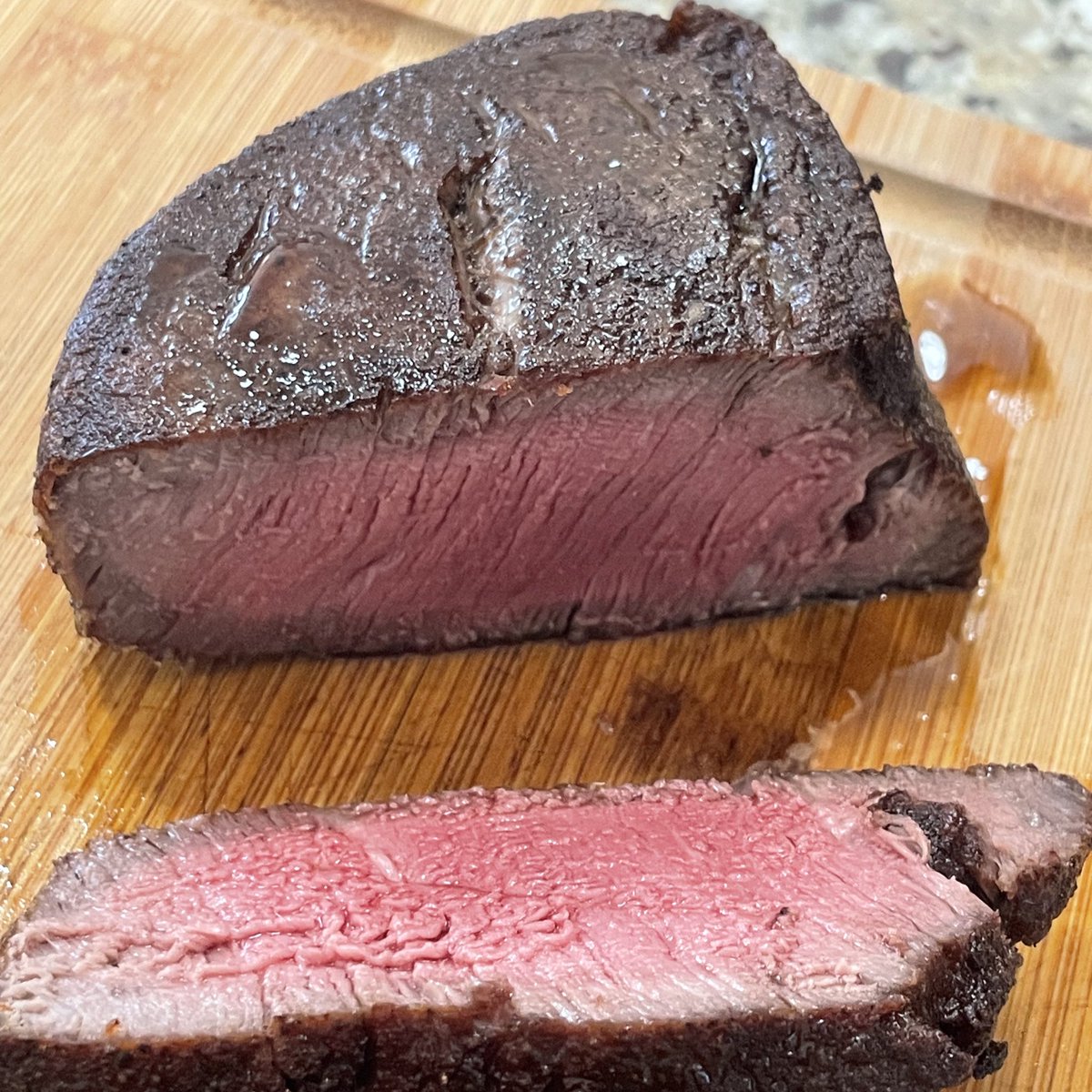 ElieJarrougeMD's tweet photo. Costco’s beef tenderloin is delicious! Just salt and a little black pepper, cooked in beef tallow in cast iron 😋 https://t.co/ZcjQJ0AWgV