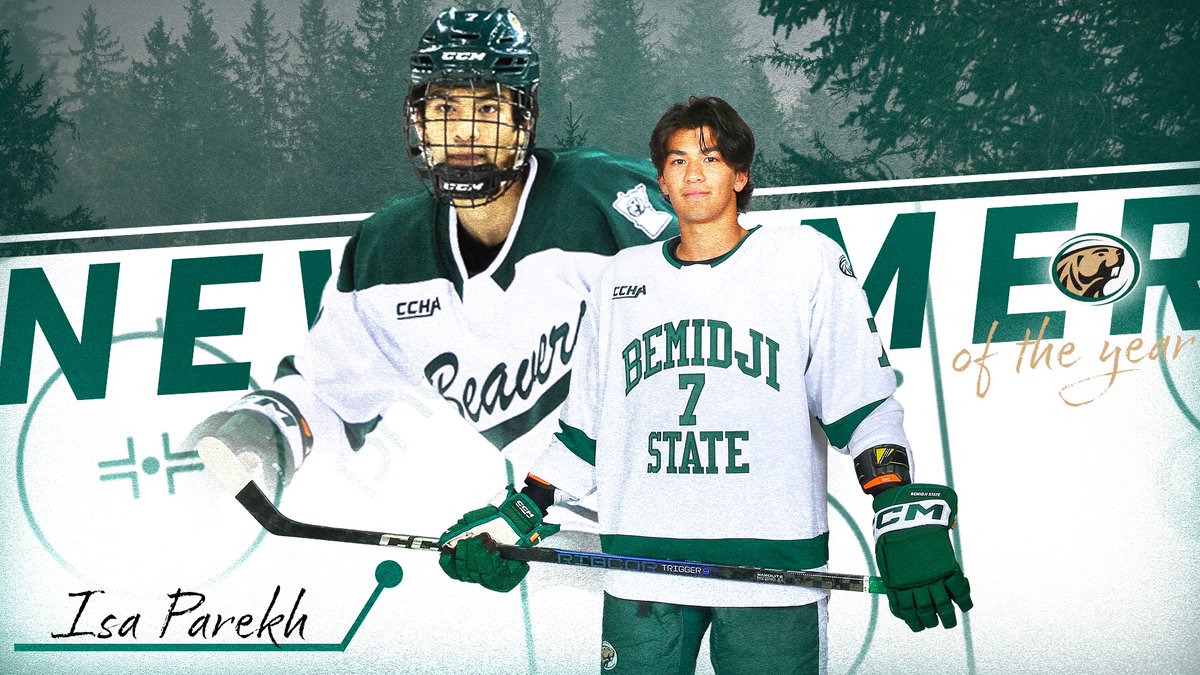 Bemidji State Beavers (@bsubeavers) on Twitter photo This year's Beaver Athletics Male Newcomer of the Year is....
Isa Parekh from <a href="/BSUBeaversMHKY/">Bemidji State Men’s Hockey</a>
#GoBeavers #BeaverTerritory This year's Beaver Athletics Male Newcomer of the Year is....
Isa Parekh from <a href="/BSUBeaversMHKY/">Bemidji State Men’s Hockey</a>
#GoBeavers #BeaverTerritory