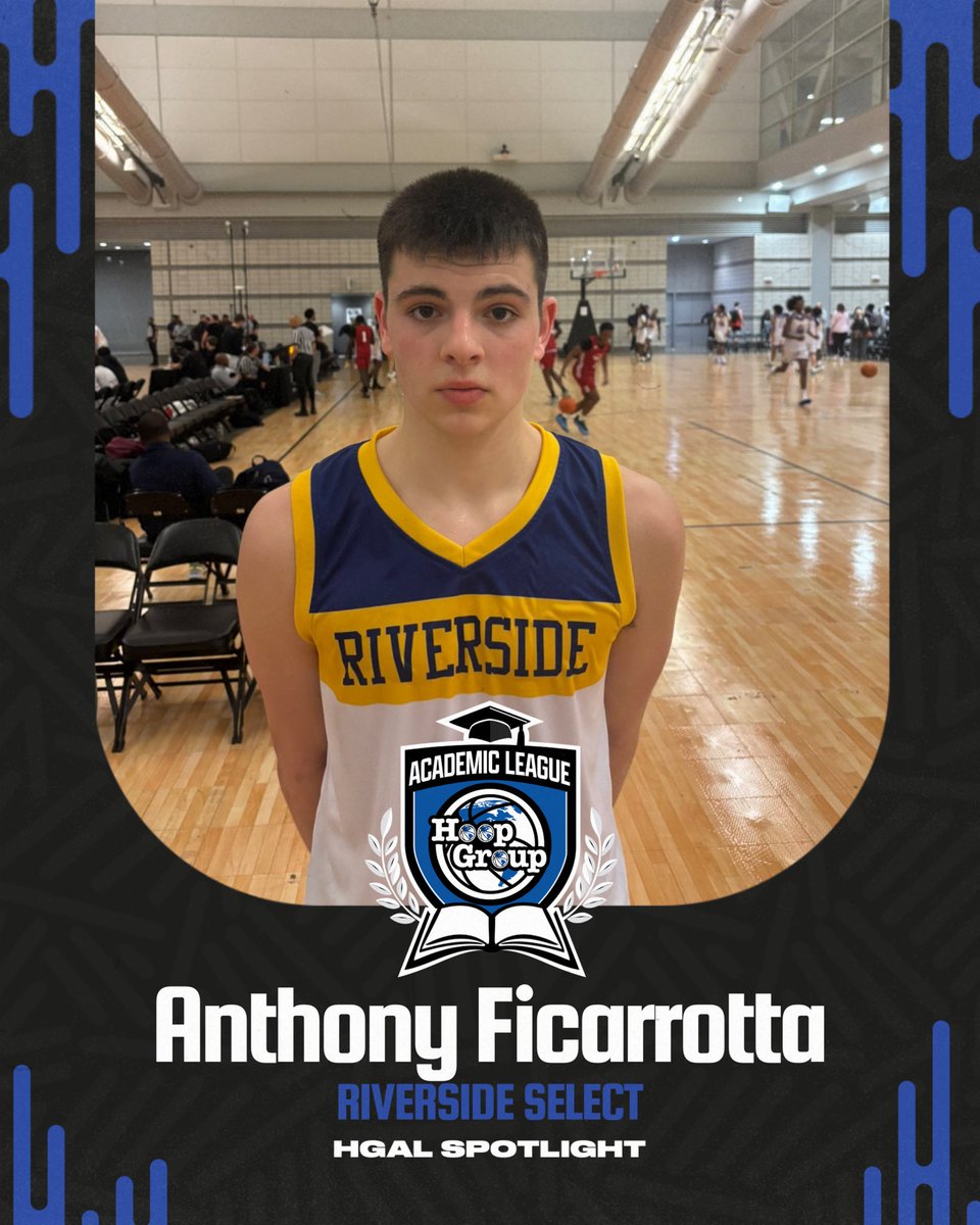 Will Louis (@will_louis0) on Twitter photo 🚨 <a href="/HoopGroupAL/">Hoop Group Academic League (HGAL)</a> Spotlight
Anthony Ficarrotta has made a name for himself with <a href="/TheChurchSelect/">Riverside Select</a> this spring. 6’3 with a 3.9 GPA, Anthony should be on every high academic radar in 🇺🇸. During the May Live Period coaches can see Anthony <a href="/TheHoopGroup/">Hoop Group</a> Spring Jam Fest May 16-18. 🚨 <a href="/HoopGroupAL/">Hoop Group Academic League (HGAL)</a> Spotlight
Anthony Ficarrotta has made a name for himself with <a href="/TheChurchSelect/">Riverside Select</a> this spring. 6’3 with a 3.9 GPA, Anthony should be on every high academic radar in 🇺🇸. During the May Live Period coaches can see Anthony <a href="/TheHoopGroup/">Hoop Group</a> Spring Jam Fest May 16-18.