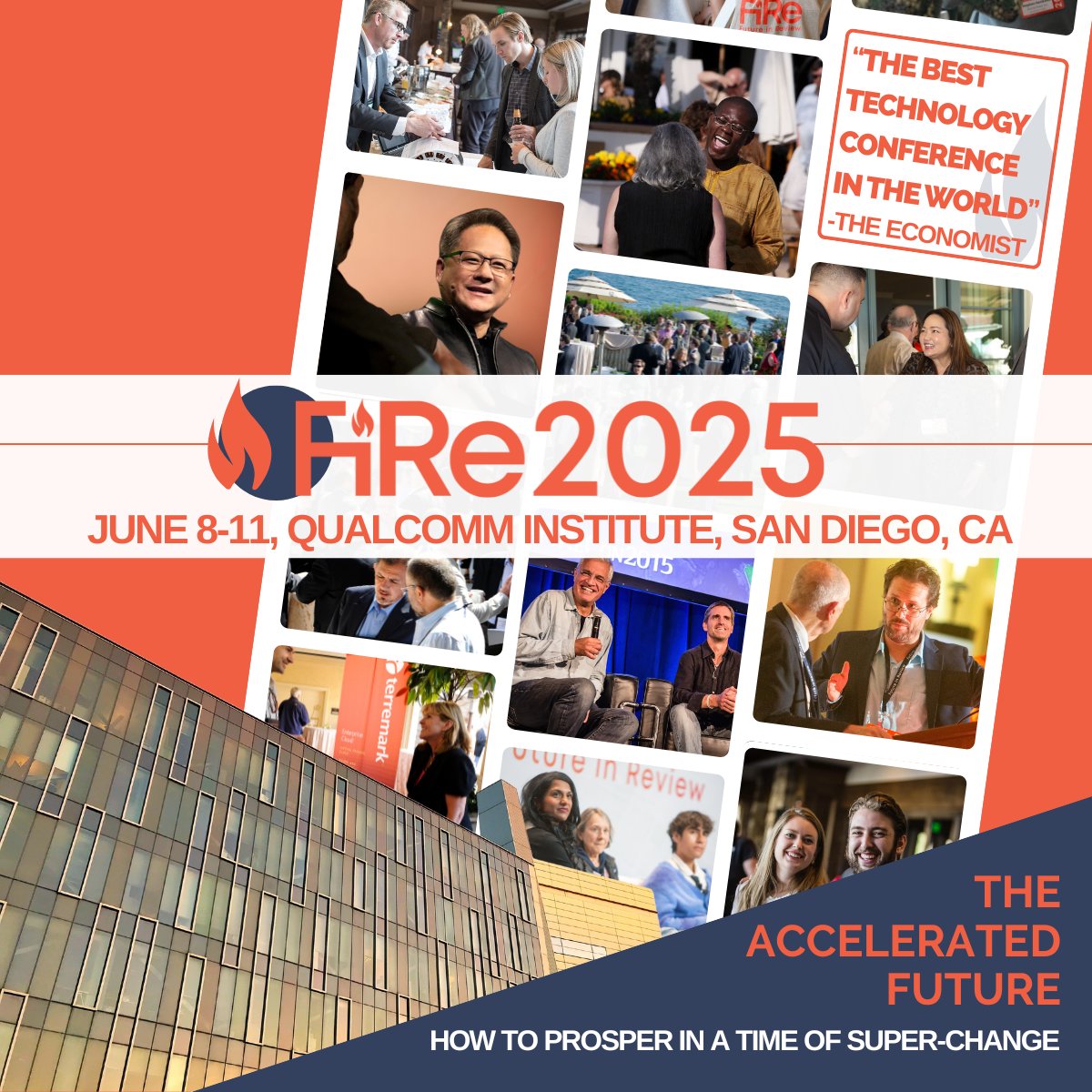 Please join us for Future in Review 2025, June 8-11 in San Diego, CA.

- Theme: The Accelerated Future: How to Prosper in a Time of Super-Change

- Agenda: bit.ly/4jUTUxa 

- Mainstage Location: Qualcomm Institute, UC San Diego

Visiting Today: bit.ly/3RFO8n5