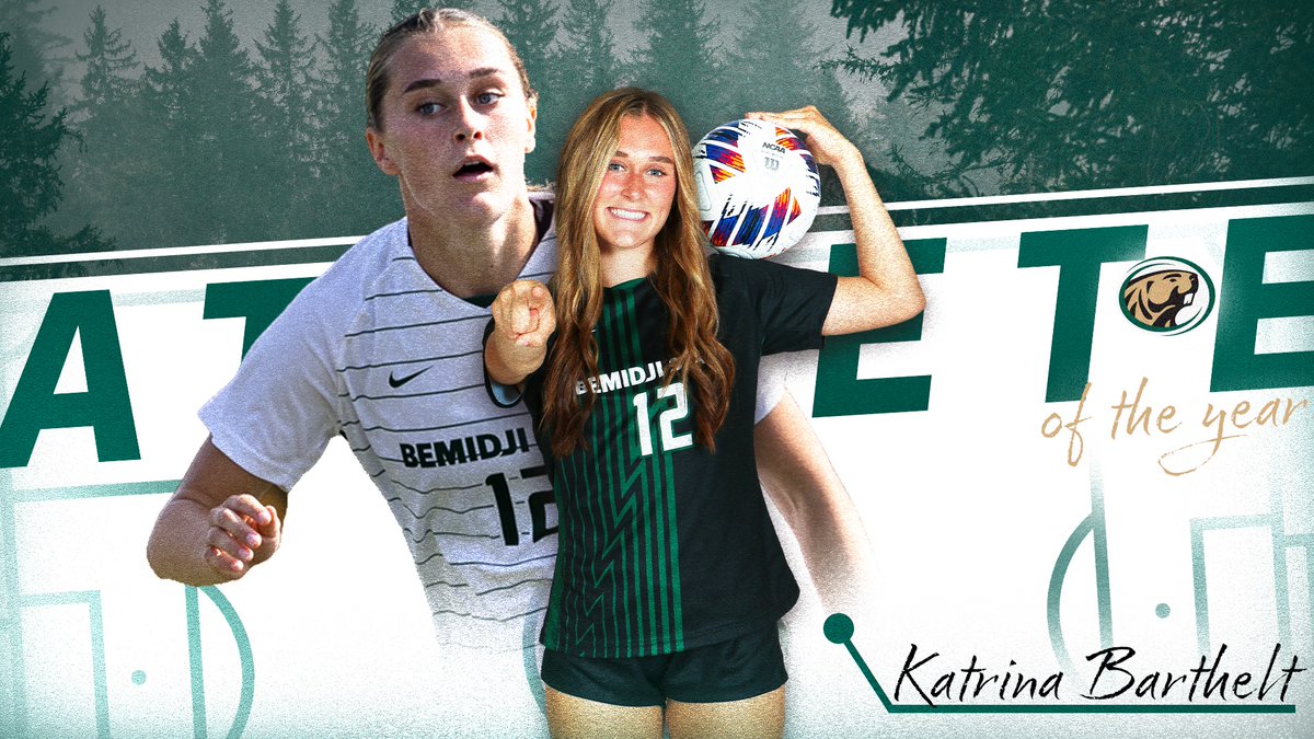 Bemidji State Beavers (@bsubeavers) on Twitter photo This year's Beaver Athletics Female Athlete of the Year is....
Katrina Barthelt from <a href="/BSUBeaverSoccer/">Bemidji State Women's Soccer</a>
#GoBeavers #BeaverTerritory This year's Beaver Athletics Female Athlete of the Year is....
Katrina Barthelt from <a href="/BSUBeaverSoccer/">Bemidji State Women's Soccer</a>
#GoBeavers #BeaverTerritory