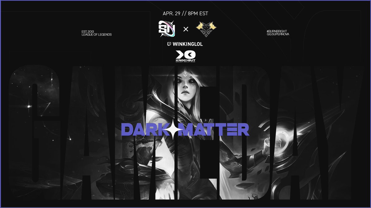 Time for redemption.

We face off against <a href="/DoradoEsports/">Dorado Gaming</a> once again.

⏰5:00 PM PDT | 8:00 PM EDT

⬇️Stream link below!

#BurnBright💫| #SNWIN | #ACL