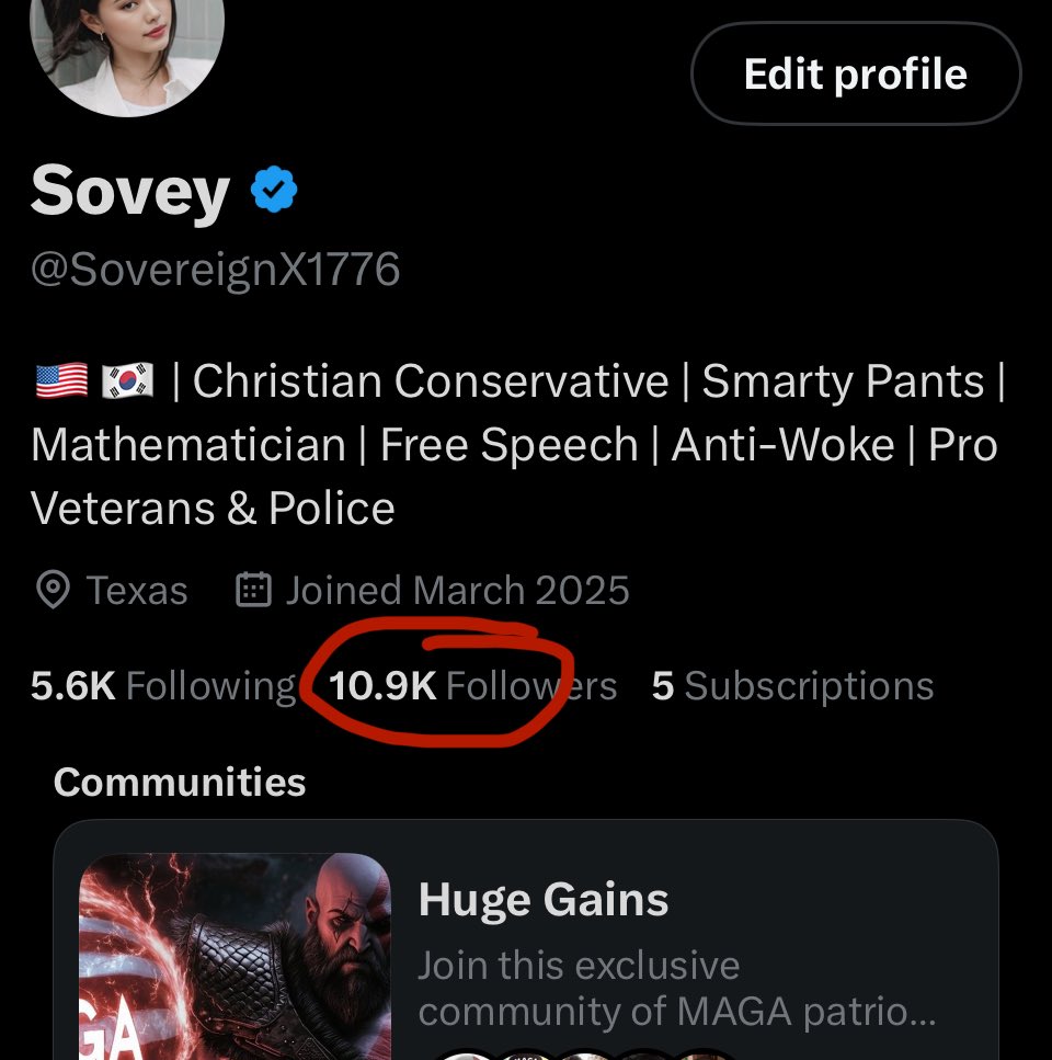 Sovey (@sovereignx1776) on Twitter photo I’m issuing a public challenge.
<a href="/SundaeDivine/">𝕊𝕦𝕟𝕕𝕒𝕖_𝔾𝕦𝕣𝕝</a> “attacked me” poorly (yawn) today like a concussed possum on meth in broken heels.
She flailed, shrieked, blocked me immediately, and vanished.
Now I’m gonna pass her in followers before the primaries. I don’t set goals that I I’m issuing a public challenge.
<a href="/SundaeDivine/">𝕊𝕦𝕟𝕕𝕒𝕖_𝔾𝕦𝕣𝕝</a> “attacked me” poorly (yawn) today like a concussed possum on meth in broken heels.
She flailed, shrieked, blocked me immediately, and vanished.
Now I’m gonna pass her in followers before the primaries. I don’t set goals that I