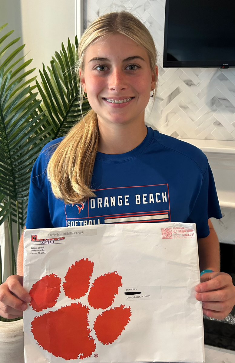 LC Robbins (@laurachae_lc) on Twitter photo Double smiles! We won AREA last night, GO MAKOS! & then I came home to mail from Clemson! Can’t wait to visit again! Thank you, Clemson! <a href="/clemsonsoftball/">Clemson Softball 🥎</a> <a href="/rittmanjohn/">John Rittman</a> <a href="/KatieRepole/">Katie “Crash” Repole</a> <a href="/Coach_Wigs/">Coach Wigs Jr.</a> <a href="/ClemsonCoachKJ/">Kyle Jamieson</a> <a href="/oba_softball/">Orange Beach Softball</a> <a href="/intensitykod/">Kevin ODonnell</a> <a href="/LaceyFincher3/">Lacey Fincher</a> <a href="/kbcarson17/">Katelyn Boyd Carson</a> <a href="/CoachHodo/">Jody Hodo</a> Double smiles! We won AREA last night, GO MAKOS! & then I came home to mail from Clemson! Can’t wait to visit again! Thank you, Clemson! <a href="/clemsonsoftball/">Clemson Softball 🥎</a> <a href="/rittmanjohn/">John Rittman</a> <a href="/KatieRepole/">Katie “Crash” Repole</a> <a href="/Coach_Wigs/">Coach Wigs Jr.</a> <a href="/ClemsonCoachKJ/">Kyle Jamieson</a> <a href="/oba_softball/">Orange Beach Softball</a> <a href="/intensitykod/">Kevin ODonnell</a> <a href="/LaceyFincher3/">Lacey Fincher</a> <a href="/kbcarson17/">Katelyn Boyd Carson</a> <a href="/CoachHodo/">Jody Hodo</a>