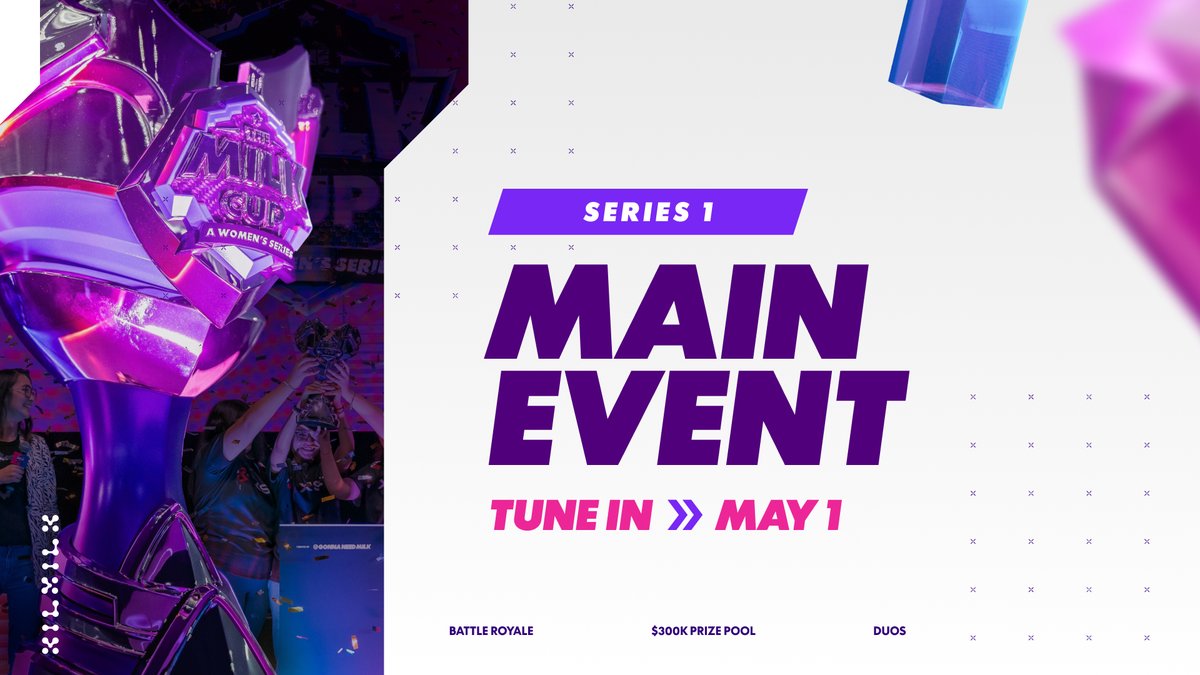 I'm live now hosting a watch party for The Milk Cup! 🥛🏆 Come hang out and support the amazing women competing for a piece of the $300,000 prize pool!

twitch.tv/yvonnie

@gonnaneedmilk #themilkcup #ad