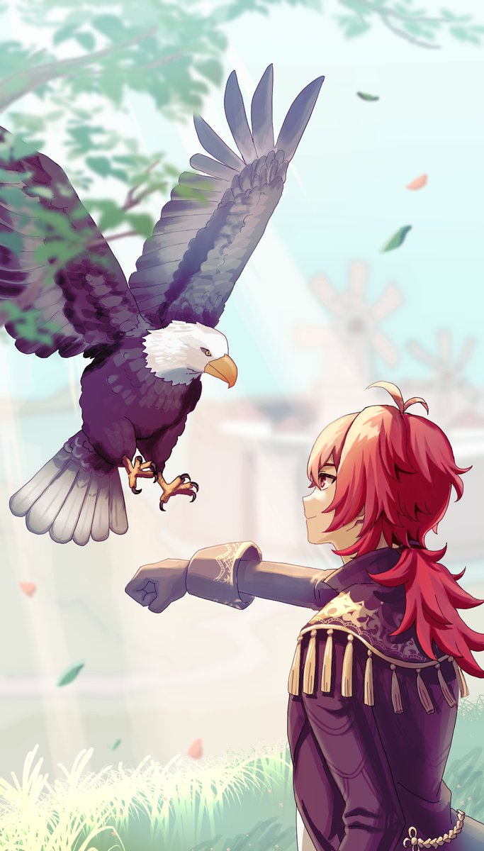 #ディルック誕生祭2025 
Happy Birth Day🔥#Diluc  
#GenshinImpact