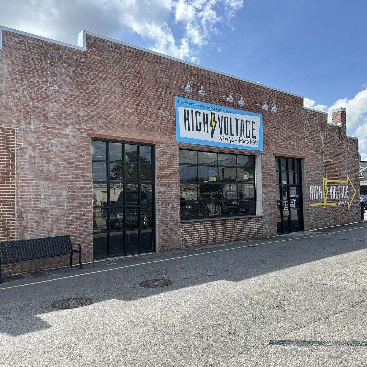 Thank you High Voltage Wings &amp; Taco Bar in Monroe for working with 3 MAHS WBL students this semester. Hailey is there to greet you today! Skyler continues to grow in her waitress role. #TacoTuesday #mahswbl #wblworks #canesculture #georgiawbl1 #CTAEDelivers