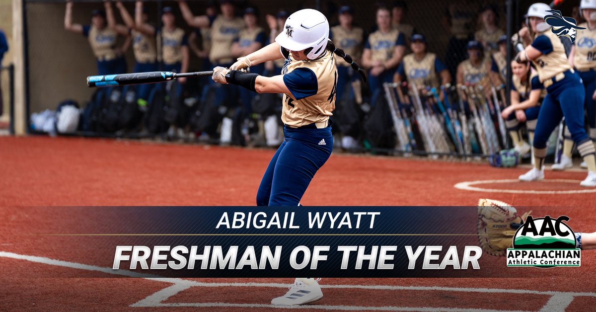 Montreat Cavaliers (@montreatcavs) on Twitter photo 🏆 AAC AWARDS 🏆
<a href="/MontreatSB/">Montreat College Softball</a> landed a trio of conference awards! Congrats to Dayton Kell and Amayia Hernandez on being named First Team All-AAC, as well as to Abigail Wyatt for being selected as the AAC Freshman of the Year! #CavClan #AACSB #TheRightWaytoPlay 🏆 AAC AWARDS 🏆
<a href="/MontreatSB/">Montreat College Softball</a> landed a trio of conference awards! Congrats to Dayton Kell and Amayia Hernandez on being named First Team All-AAC, as well as to Abigail Wyatt for being selected as the AAC Freshman of the Year! #CavClan #AACSB #TheRightWaytoPlay