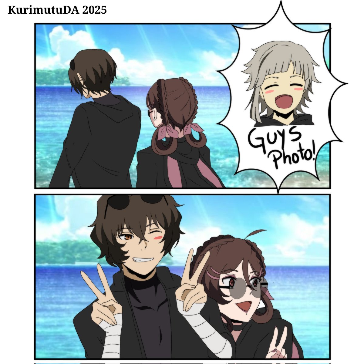 kurimutu2's tweet photo. beach day🌸

#BSD #Dazai #DazaiOsamu #BungouStrayDogs #oc #anime #drawing #digital #comedia https://t.co/80Yv70mXCY