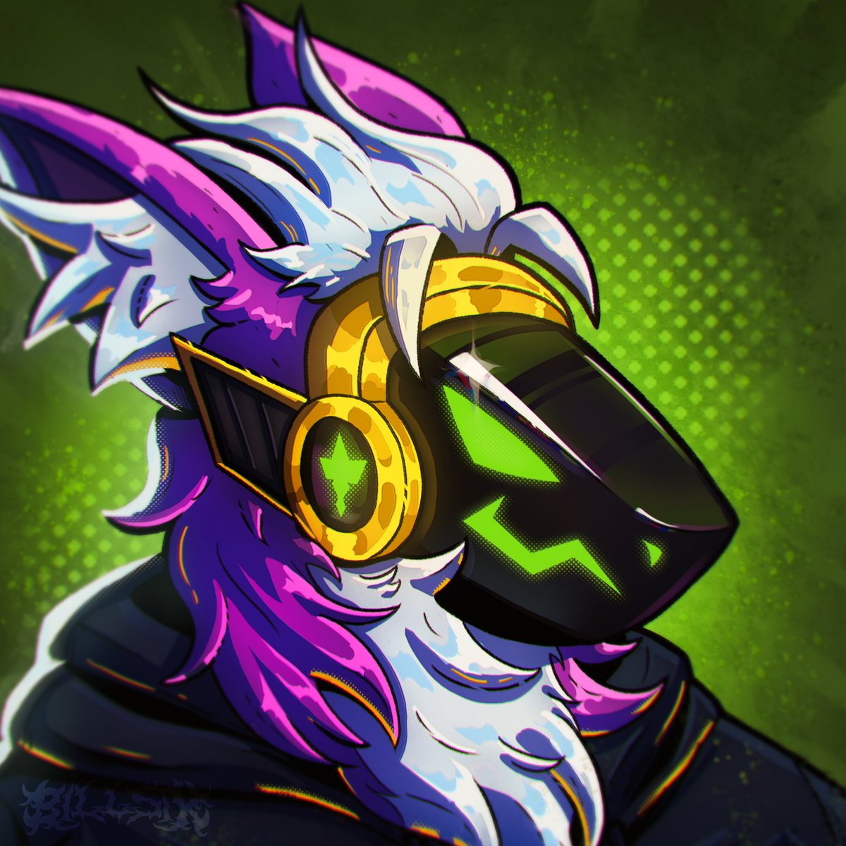 🚨 Hi guys, my comms are open!

- 5 slots 
-Icon: $50
-Halfbody: $70
-Fullbody: $90

If you are interested send me a DM
#furryart #protogen