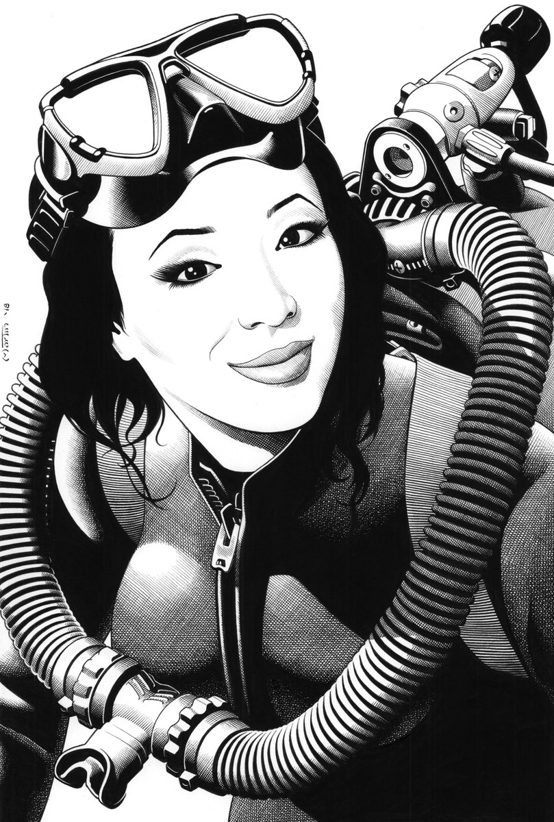 One of my "Adventure Girl" illustrations.