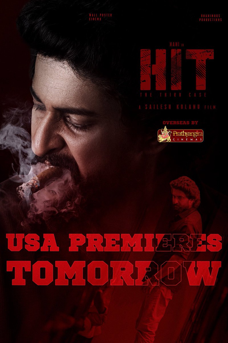 #HIT3 USA 🇺🇸 Premieres from Tomorrow 🙌🔥

#HIT3FromMay1st