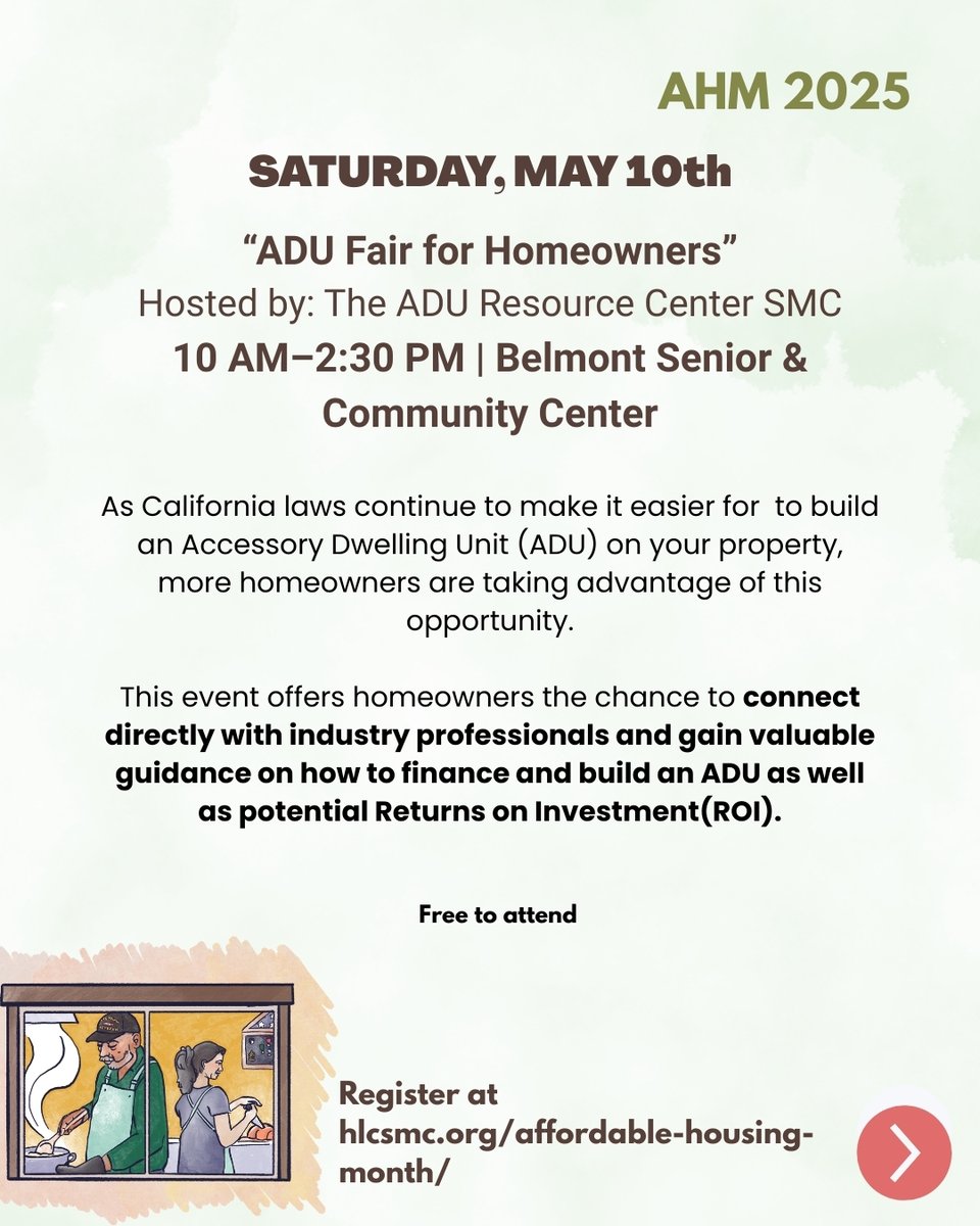 🎉 Affordable Housing Month is here!
Join us throughout May for a powerful lineup of events that highlight local solutions and community-driven action. 
Learn more and register:  hlcsmc.org/affordable-hou…

#AHM2025 #AffordableHousingMonth #LocalSolutions4LastingImpact