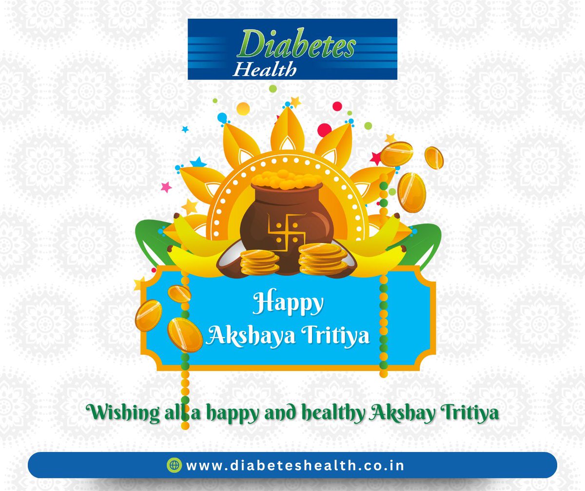 Wishing all a happy and healthy Akshay Tritiya.

#Healthcare #Wellness #diabeteshealth