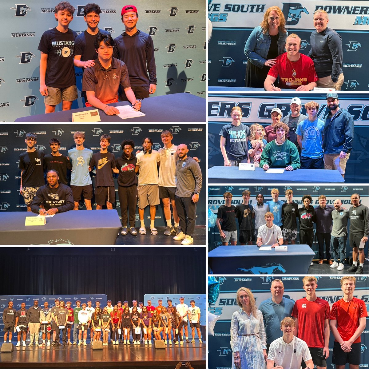 Congrats to our 2025 Senior Athletes on committing to college athletics! Your talent, grit, and excellence shine at DGS and beyond. Keep making us proud, Mustangs!  #DGS2025 #dgspride #youbelonghere #southsidestrong