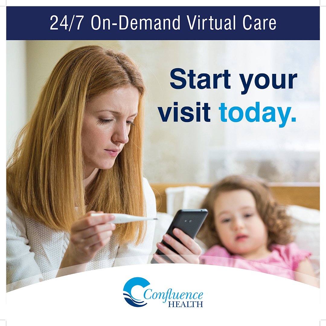 Confluence Health (@weareconfluence) on Twitter photo 24/7 Telehealth: Your Health, Your Schedule!
Life doesn't stop, and neither should your access to healthcare. With our on-demand telehealth service, you can consult with providers anytime. Whether it's midnight or midday!
Learn more now! bit.ly/446PIG1 24/7 Telehealth: Your Health, Your Schedule!
Life doesn't stop, and neither should your access to healthcare. With our on-demand telehealth service, you can consult with providers anytime. Whether it's midnight or midday!
Learn more now! bit.ly/446PIG1