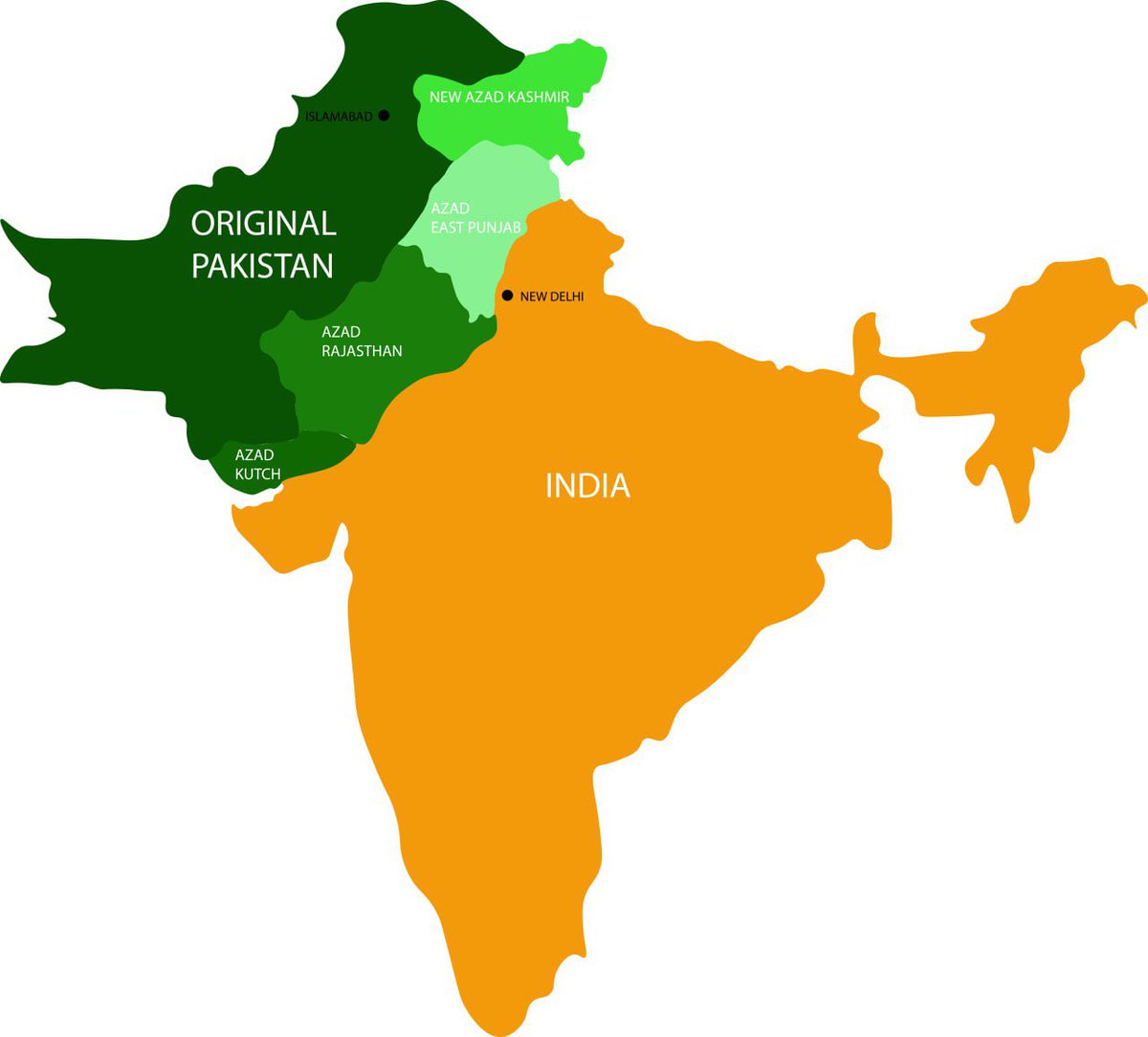 Ad8876's tweet image. Naya Pakistan ka khwab — Azad Kashmir se Azad Rajasthan tak! Har dil ki awaaz, ek naya manzar. #NewMapOfPakistan #VisionForFuture