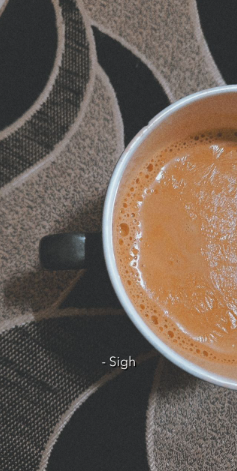 Sipping peace, one cup at a time. ☕️