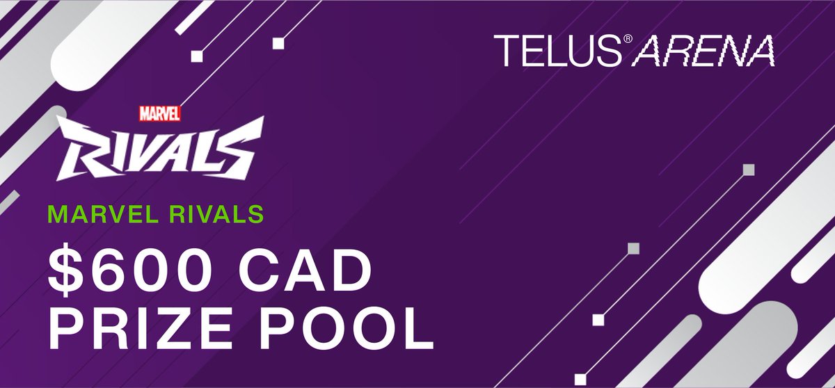 🔥 Assemble your squad! The TELUS Arena Marvel Rivals Tournament is fast approaching. Battle for glory and your share of the $600 CAD prize pool. Join Here: go.battlefy.com/TELUS042925