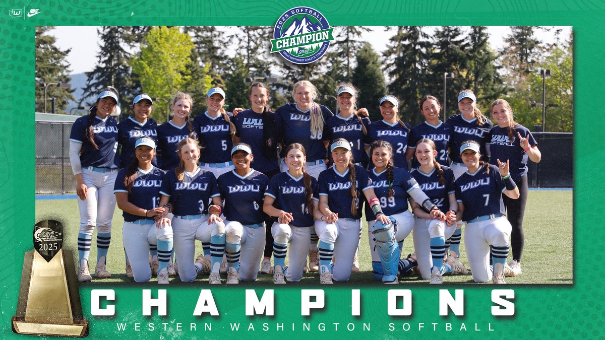 SB🥎 | Congrats to the 2025 GNAC Softball Champions!!!!

<a href="/WWU_Softball/">WWU Softball</a> 🏆