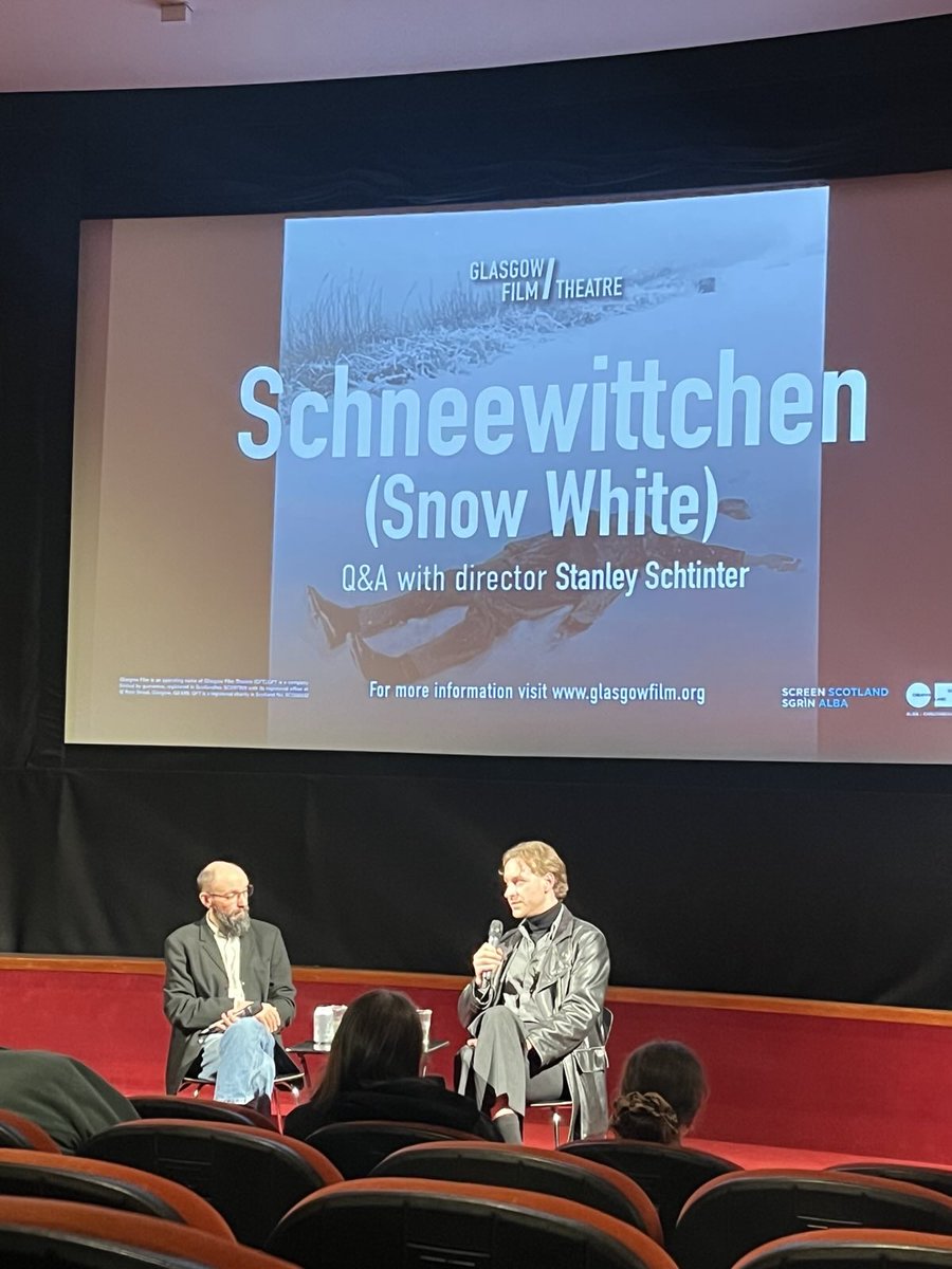 It was a fine exchange with Mr Schtinter <a href="/glasgowfilm/">GFT</a> We were touched by the occult.