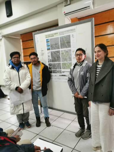 Atelier El Alto-Tiawanacu 2025 Con entusiasmo se llevó a cabo encuentro anual de jóvenes universitarios de Arquitectura: París, Umsa, Upea. Propuestas de mejora urbana para Tiawanacu y sitio patrimonial. Mejora económica y social, respetando la naturaleza y el contexto cultural.