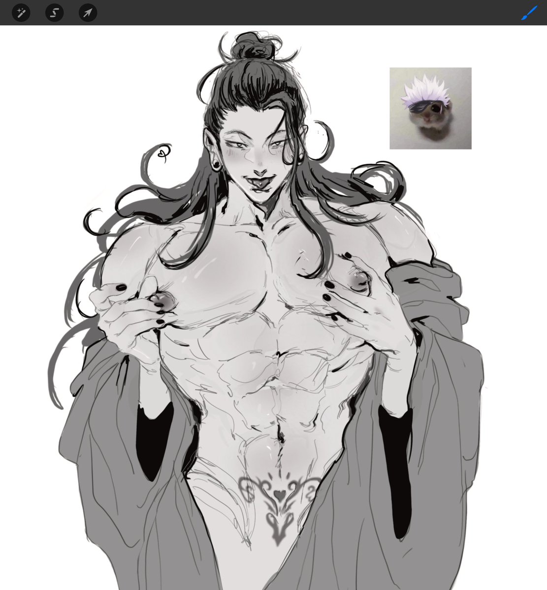 Djuney9's tweet image. I should stop…

#五夏 #SuguruGeto