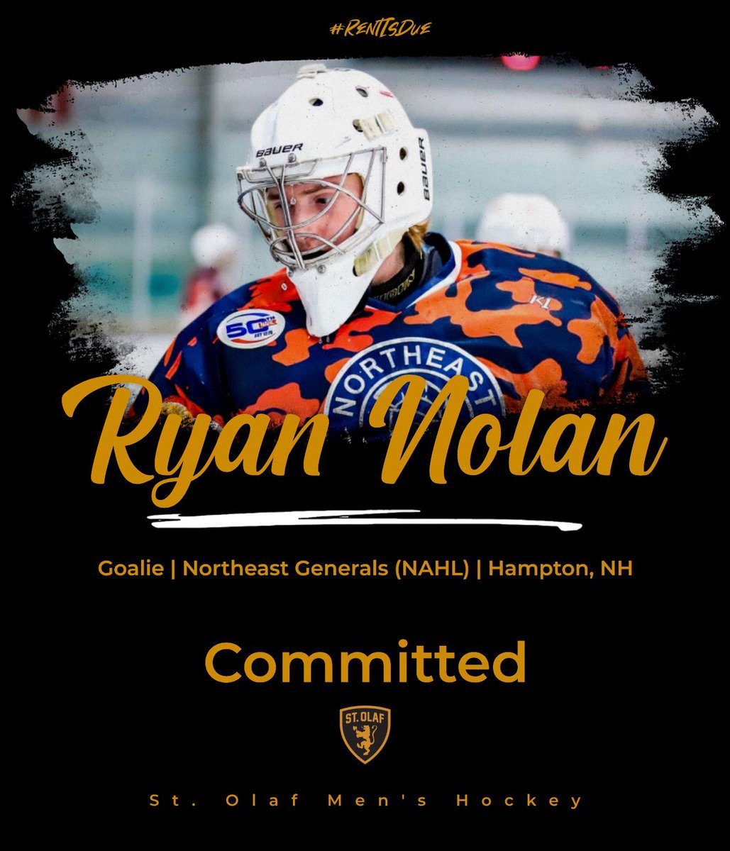 Northeast ➡️ Northfield

We are excited to welcome goaltender Ryan Nolan to our class of 2029. Ryan will make his way to Northfield this fall after starting 35 games for the Northeast Generals this past season.

Welcome to The Hill, Ryan!
