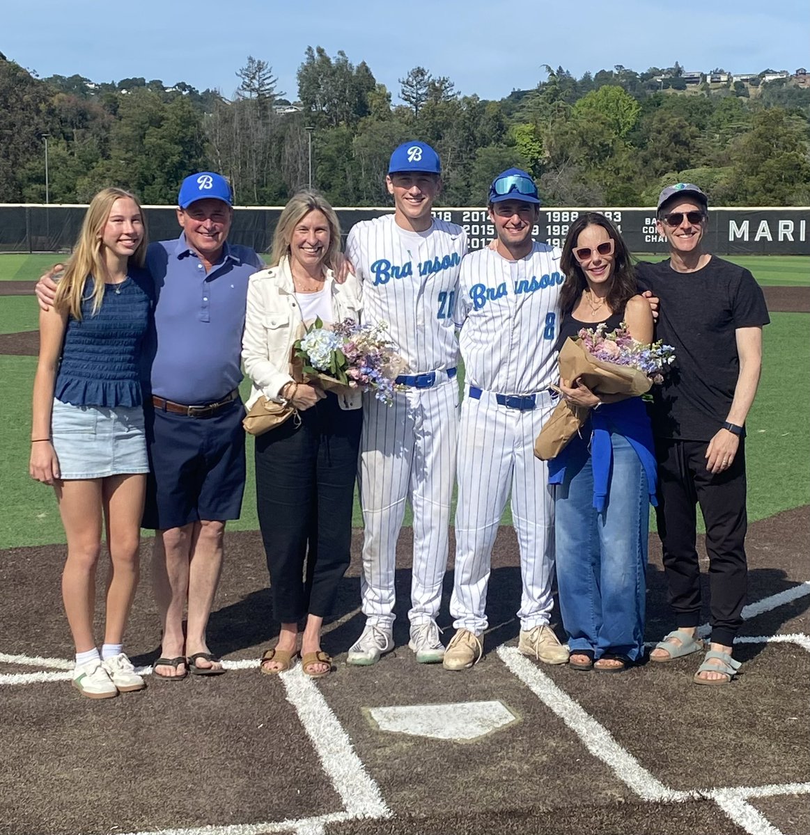 Congratulations to Mo and Tom! Senior Day for Varsity Baseball 🤩⚾️