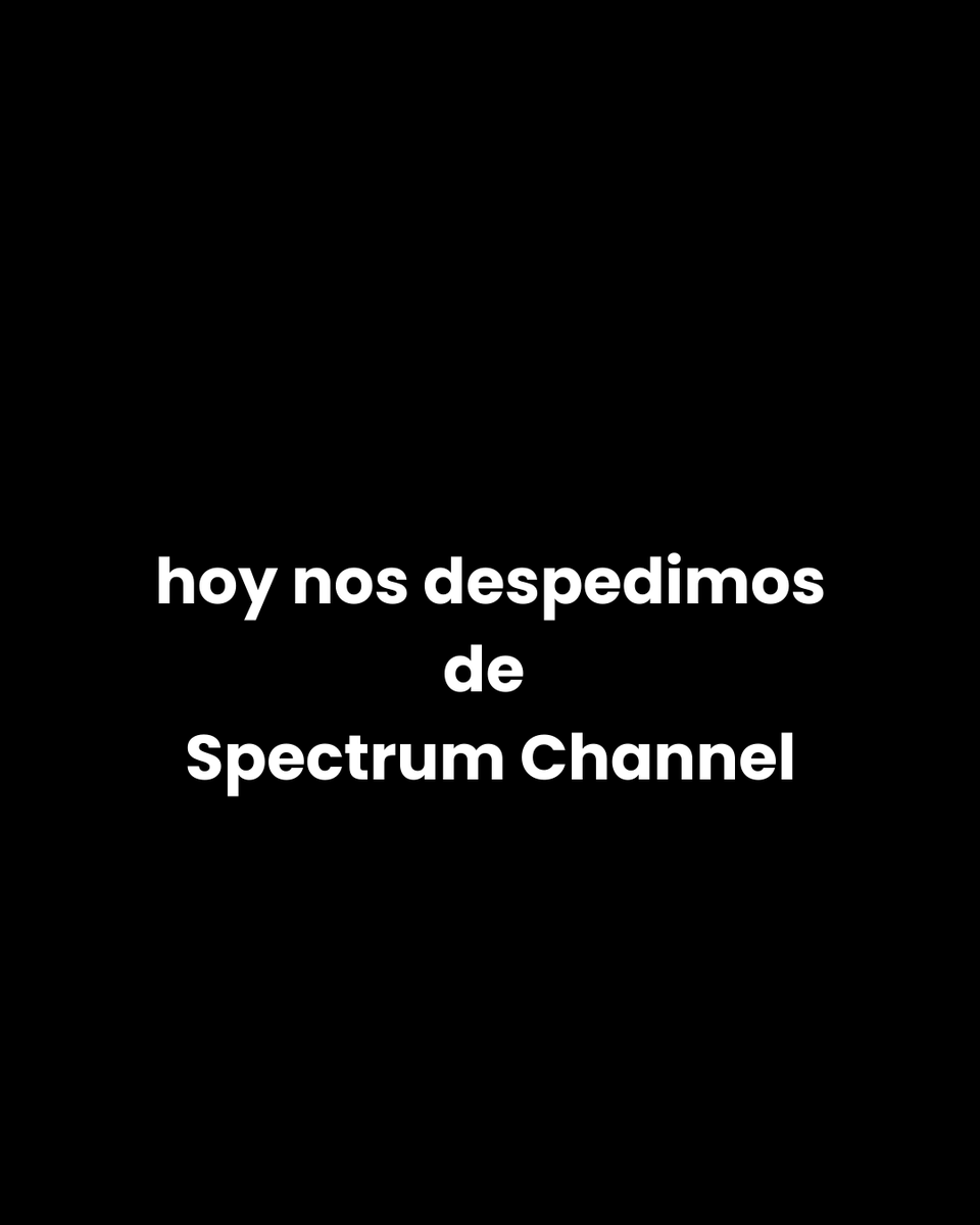 PRIDEtvLatam's tweet photo. Gracias por estos cinco años.
Hoy nos despedimos de Spectrum Channel… y cerramos este ciclo con el corazón lleno. https://t.co/1oCHDP2L01