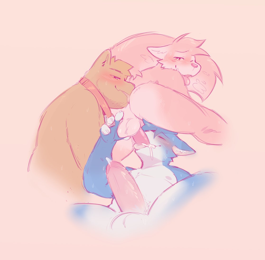 ze cat been teasing a friend and after telling me a little about it I felt a little inspired to sketch something out X3

<a href="/Azureblues612/">Azureblues</a>  +  <a href="/JustToast_art/">Toast 🔞</a>