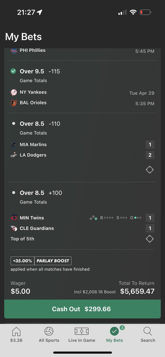 TovLow's tweet photo. @mamaknowsbets now I have money to wager on your tickets 😆 https://t.co/Rqa9U86z8S