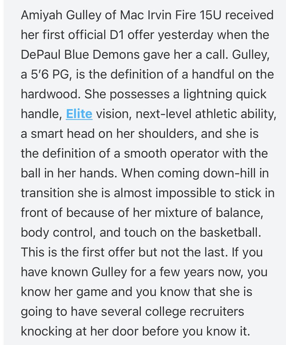 Amiyah Gulley (@gulleyamiyah) on Twitter photo Thanks for the write ✍️ up <a href="/PGHIllinois/">Prep Girls Hoops Illinois</a> <a href="/PGHBrooks/">Jeremy Brooks</a> <a href="/MacIrvinGirls/">Mac Irvin Lady Fire S40</a> Thanks for the write ✍️ up <a href="/PGHIllinois/">Prep Girls Hoops Illinois</a> <a href="/PGHBrooks/">Jeremy Brooks</a> <a href="/MacIrvinGirls/">Mac Irvin Lady Fire S40</a>