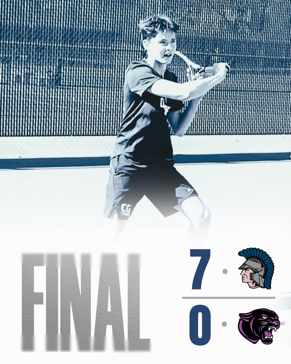 CGHSTennis's tweet photo. Trojans get a program sweep 🧹with both varsity and JV earning 7-0 wins. Significant growth was shown on the courts today and we want to see that continue! #alwaysstriving #opportunityisgteaterthandifficulty https://t.co/IfZ0YtZSOR