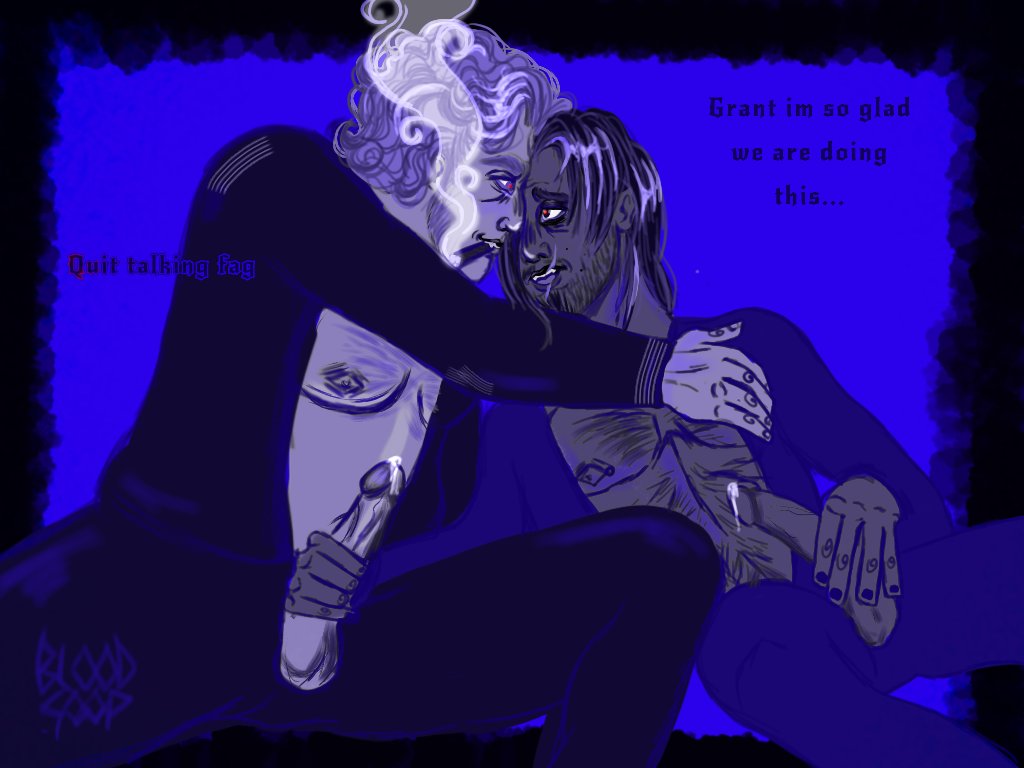 bloodsoop's tweet photo. I'm back again hell yea
Jimcurly but that reversed au

[#JimCurly #whorememebers #mouthwashingfanart #mouthwashing #curlyjim #ReversedAU} https://t.co/tUk3Bl1wil