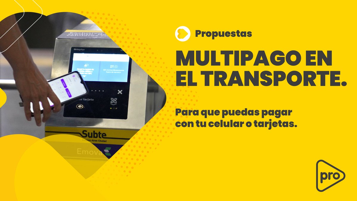 ACiuti's tweet photo. Desde #StudyBA, acompañamos a los estudiantes internacionales que eligen Buenos Aires para su estadía. @slospennato propone el sistema Multipago para el transporte público, permitiendo abonar con celular o tarjeta, facilitando la movilidad de todos, incluidos los estudiantes que visitan la ciudad. #EsConElPRO 💛