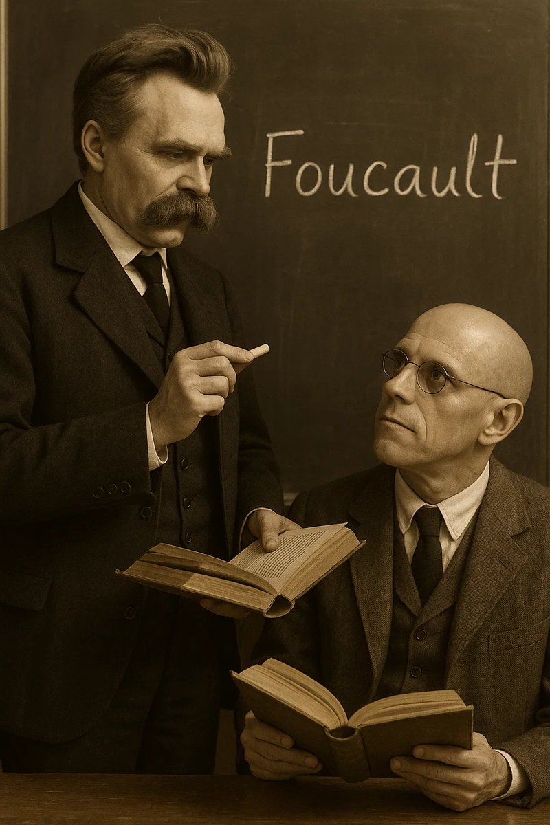 Foucault and his tutor.
